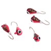 5 Pcs Winter Ice Fishing Jigs Kit for Bass Perch