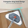 85Inch Wall Mop, Long Handle Wall Cleaner,Baseboard Cleaner Tool with