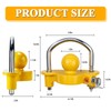 Covienapp Trailer Hitch Lock Universal Tow Ball Adjustable Trailer Ball