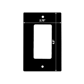 Decorative Wall Switch Cover Plate - Building Blocks Decor Switch Plate - Multi-colored Additional Nursery and Playroom Decor (Single Rocker Switch Cover)