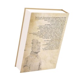 Tiardey Book Safe with Combination Lock, Safe Boxes for Home for Jewelry, Money and Cash (THE ART OF WAR)
