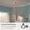 Broan® Ceiling Bathroom Exhaust Fan/Infrared Heater, 70 CFM, 250-Watt