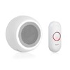 Byron Wireless Portable Doorbell Set, 175 m Range, 8 Melodies,