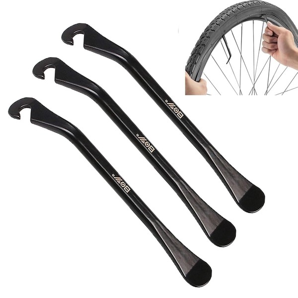 yuentoen Bicycle Tyre Lever, 3 Pieces Carbon Steel Tyre Lever
