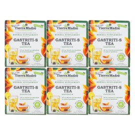 Tierra Madre Gastriti-S Tea Gastritis - Herbal Supplement 6 tea bag (6 Pack)