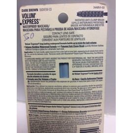 Maybelline Volum' Express Waterproof Ultra-thick Mascara DARK BROWN NEW.