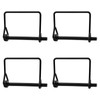 INCREWAY 4 PCS 6mm Carbon Steel Black Quick Release Safety