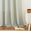 RYB HOME Extra Wide Semi Sheer Curtains, Grommet Easy Sliding