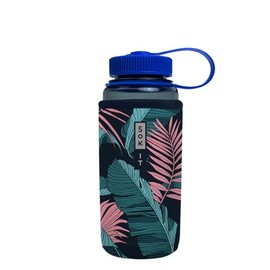 Sok It Botl Sok Water Bottle Sleeve Insulated Neoprene Cover (Midnight Tropics, Fits 16oz Nalgene)