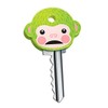 LHKJ Set of 6 Cute Monkeys Key Caps, multicoloured