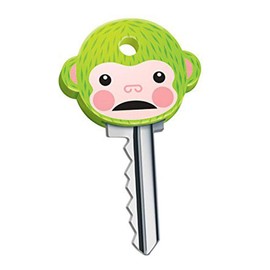 LHKJ Set of 6 Cute Monkeys Key Caps, multicoloured