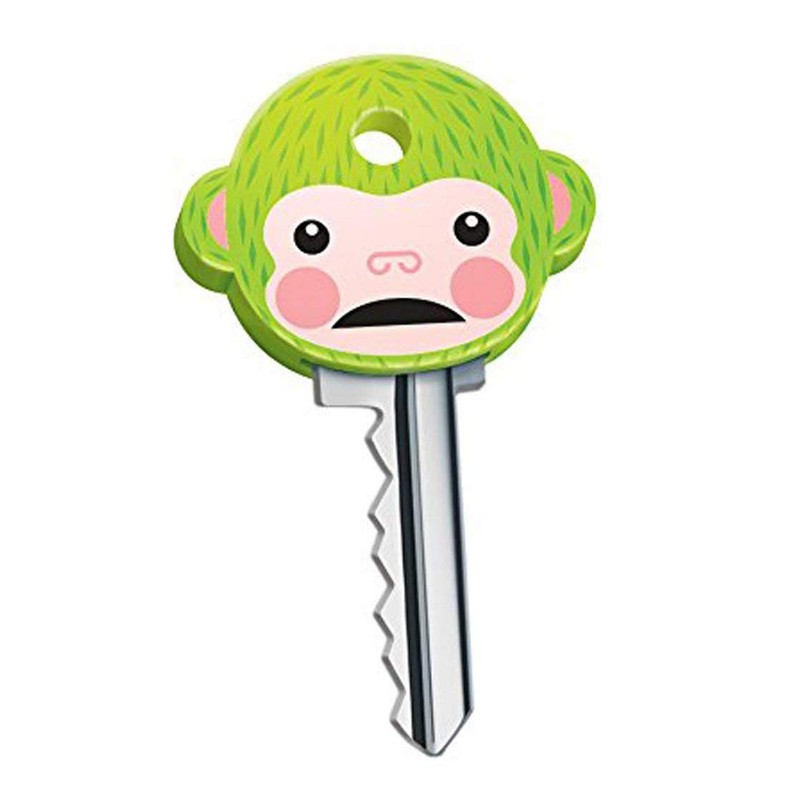 LHKJ Set of 6 Cute Monkeys Key Caps, multicoloured