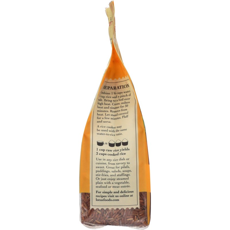 Lotus Foods, Heirloom Bhutan Red Rice, Gluten Free, 15 Oz