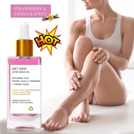 Unbranded Beauty Strawberry Vanilla After Shave Oil for Smooth Skin Post Shave FREE SHIP