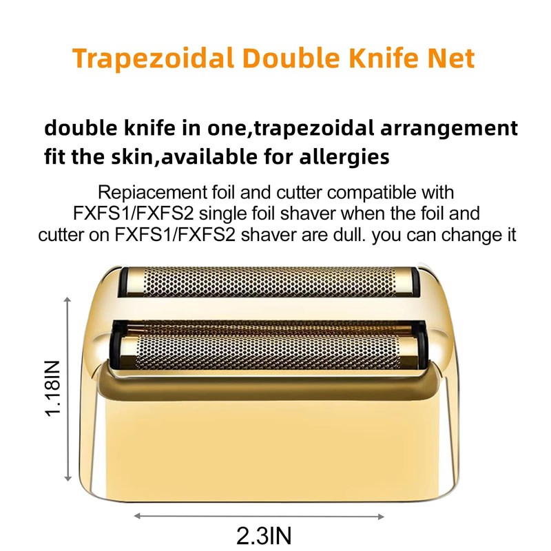 3 Pack Shaver Replacement Foil and Cutters Compatible with BaBylissPRO