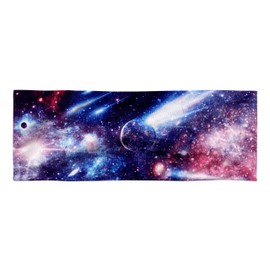 EarSaver Reversible Headbands with Buttons for Face Mask, Hair Accessories for Nurses, Doctors, and Everyone Wearing a Face Cover (Cosmic Galaxy)