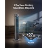 PELONIS 40-inch Bladeless Tower Fan for Bedroom, Standing Fan with