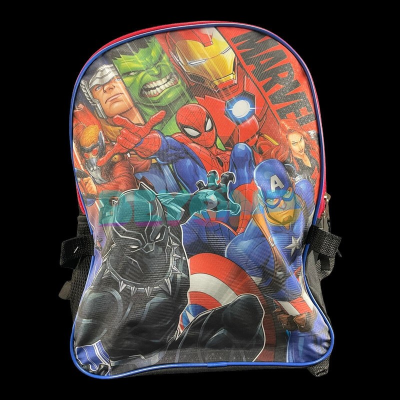 UPD Avengers Large School Backpack w/ Detachable Lunch Bag for
