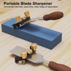 Manual Blade Sharpener Bearing Roller Fixed Angle Aluminum Alloy Sharpening