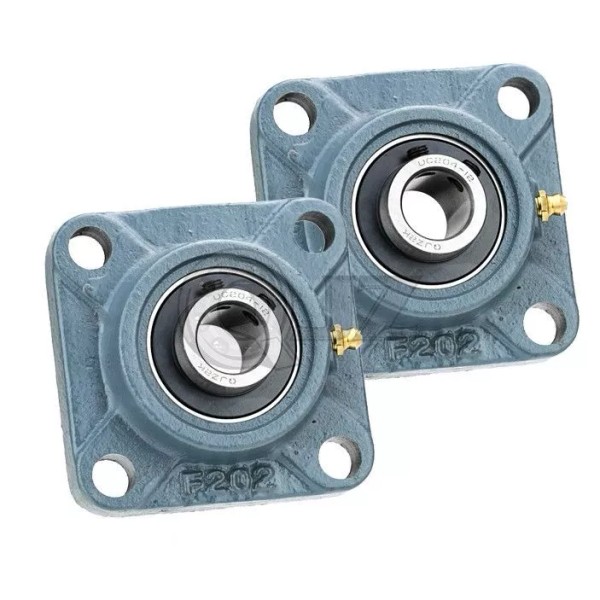 QJZ 2x 35 mm Square Flange Units Cast Iron UCF207