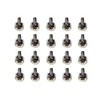 monofive M5 Cosmetic Screws, Rack Mount Screws, Steel Type, 20