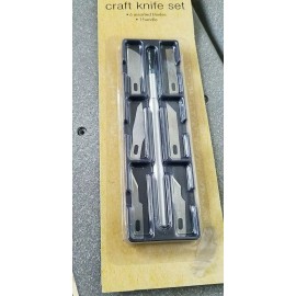Crafter's Square CRAFT KNIFE 7pc SET with 6 BLADES TOOL SCRAPBOOKING Paper Craft