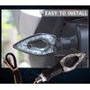 TDR 4x LED Turn Signal Indicator Light Black For Kawasaki