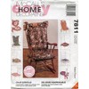 McCall's Home Decorating Pattern 7811 Chair Essentials Padded Cushions