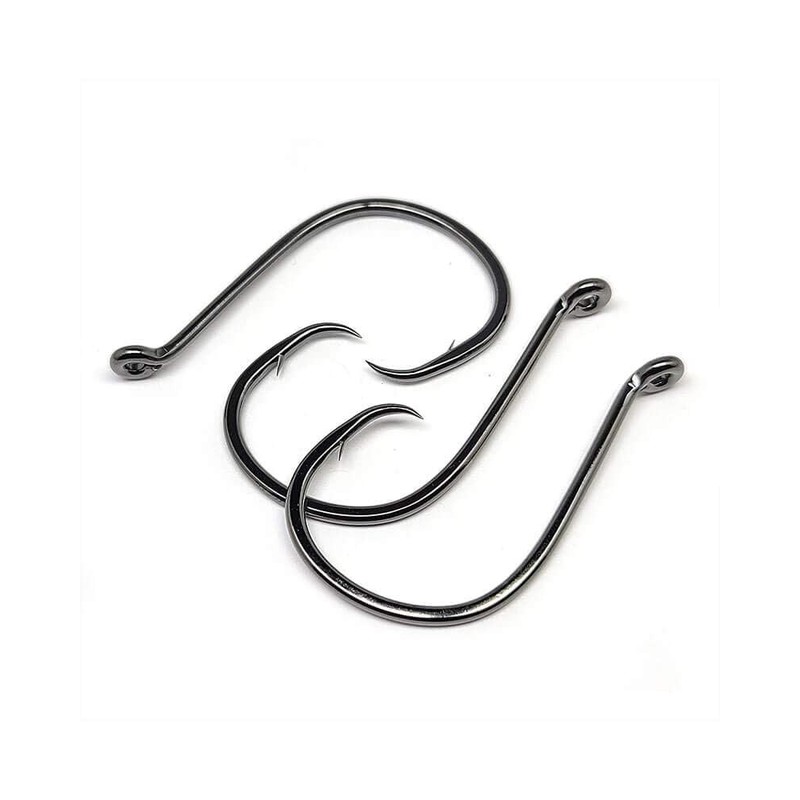 Gamakatsu 221418 Octopus Circle Hook Zero Offset 6per pk/Blk/Size, 8/0