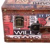 Birendy KD 1291 Chest Suitcase Set Wooden Chest Faux Leather