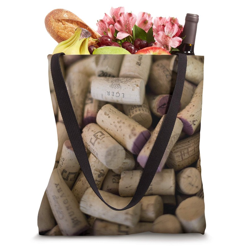 Wine Bottle Corks Tote Bag