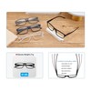 MODFANS Reading Glasses Men Readers 4 Pack,Blue Light Blocking Reding