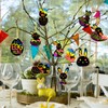 FEPITO 24 Pcs Easter Scratch Paper Kits Bunny Scratch Paper