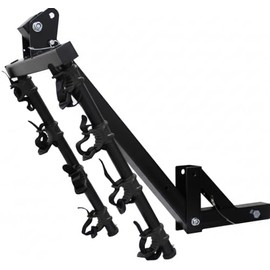 MAXXHAUL 50250 - Soporte de Montaje para Enganche de 4 Bicicletas, Soporte de Brazo Doble de 22 Pulgadas, Apto para Receptor de 2 Pulgadas para Coche,