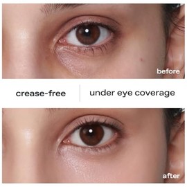 glow not dry concealer #light #rosysalmon, covers under-eye circles & blemishes, full-coverage, dual-color&use, melt-in texture, 10g
