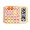 Silent Calculator Color Mechanical Key Calculator Battery Powered Electronic Calculating