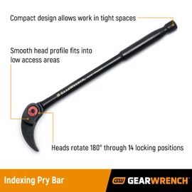 GEARWRENCH 24” Indexing Pry Bar - 82224