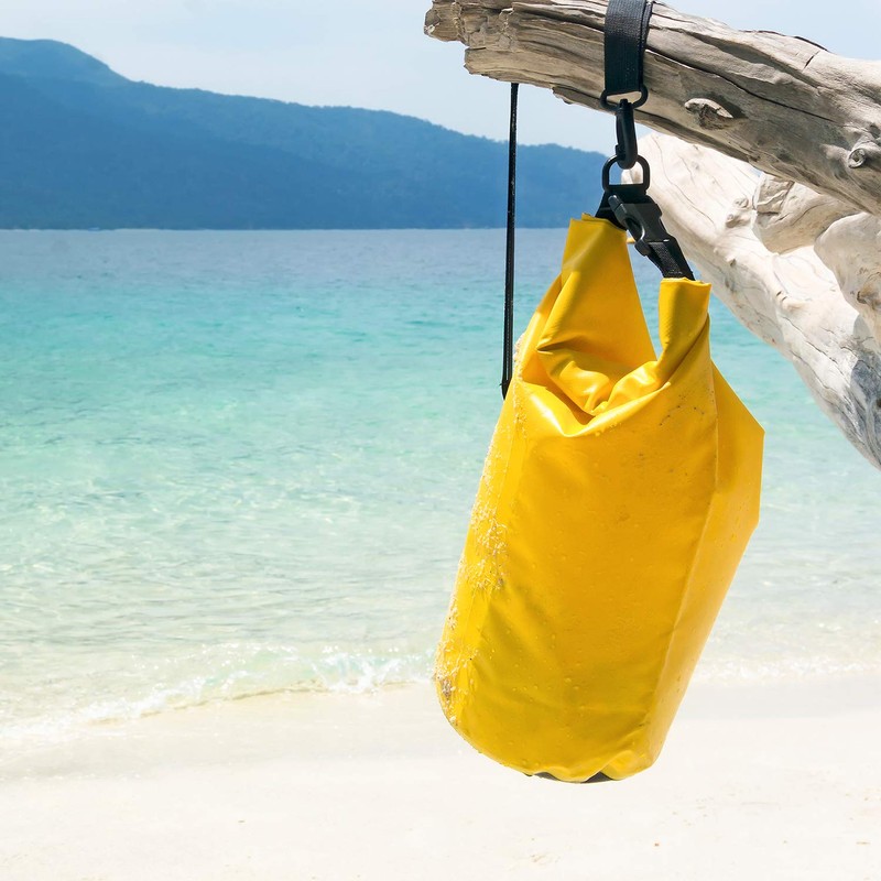 DonDon Waterproof Outdoor Dry Bag for Your Valuables, yellow