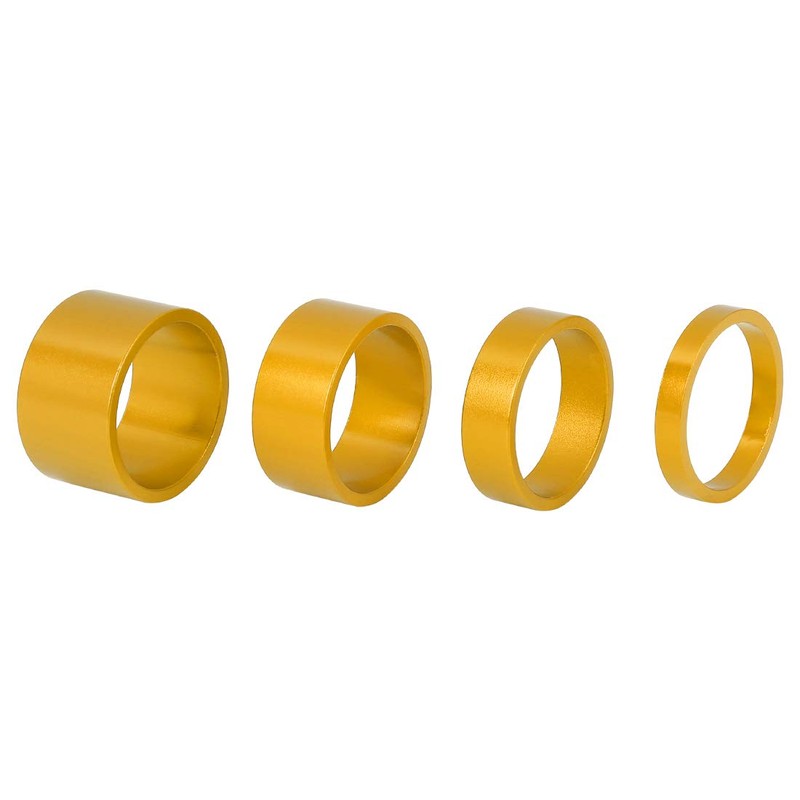 X AUTOHAUX 4 Pcs Bike Headset Spacer Bicycle Aluminium Alloy