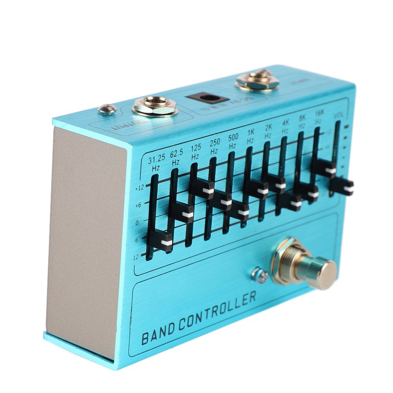 Instrument Band Controller Guitar Tone Preamplifier 10 Bands EQ Independent