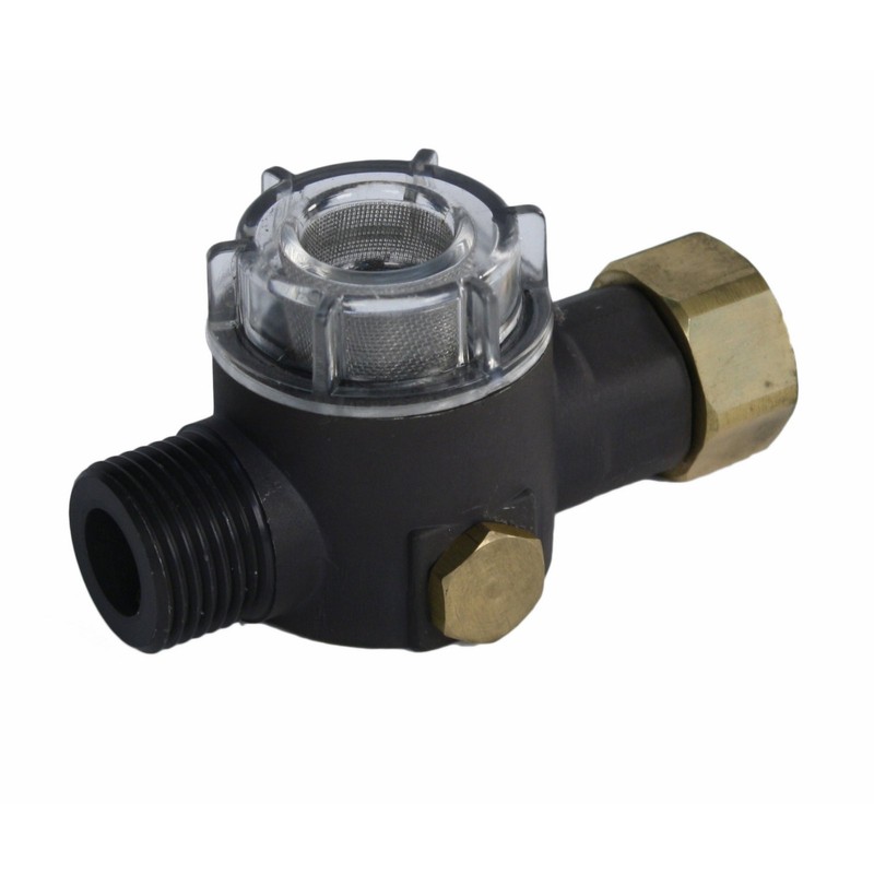 Erie Tools Aluminum Water Inlet Filter with Stainless Steel Screen