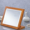 Unbranded 8" Tall Polyresin adjustable Make-Up Mirror Walnut finish
