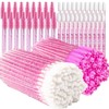 200 Piezas Desechables Cepillos de Pestañas Kit - 100 Pinceles