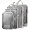 Compression Packing Cubes with Mesh,4 Pcs Travel Packing Cubes Set,Lumobrilla