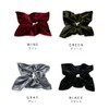 JewelVOX Scrunchie, Hair Elastic, Women's Square, Velour, Large, Square, Adult,