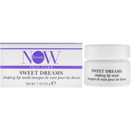 NOW BEAUTY Sweet Dreams Sleeping Lip Mask - Overnight Lip Mask - Organic Lip Balm & Moisturizer - Hydration - Rich in Antioxidants - Paraben & Sulfate Free - Travel Size - For Men & Women - 0.7 oz
