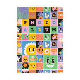 Grupo Erik Photo Album Slip-in Album 10 x 15 Funky Friends Photo Album 10 x 15 Photo Book for 36 Photos Memory Book
