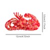 Fantasy Shrimp Hair Clip,Novelty Acetate Claw Clips,Small Hair Clips for