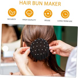 8 Piezas Redecilla Para El Cabello Pan Hair Redes Para El Cabello Para Gancho De Crochet Para El Tocado Para Mujer Redecillas De Ballet Para Moños Brillantina Poliéster