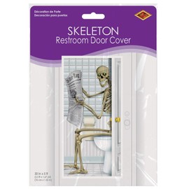 Beistle Skeleton Toilet Cover Party Accessory (1 Count)(1/PKG)